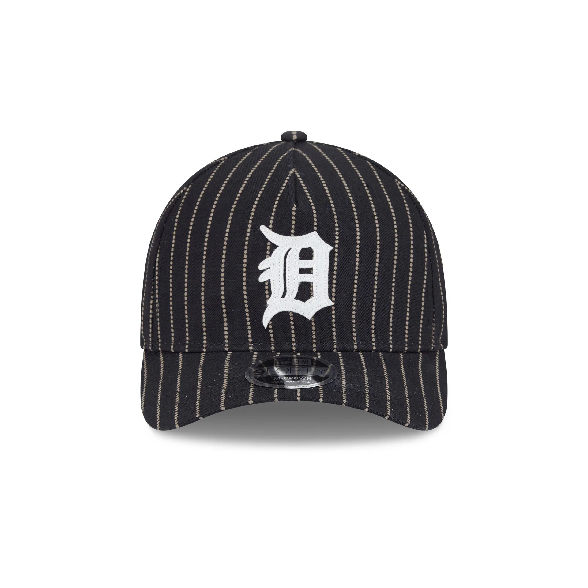 Detroit Tigers Dotted Pinstripe 9FORTY M-Crown A-Frame Adjustable Hat