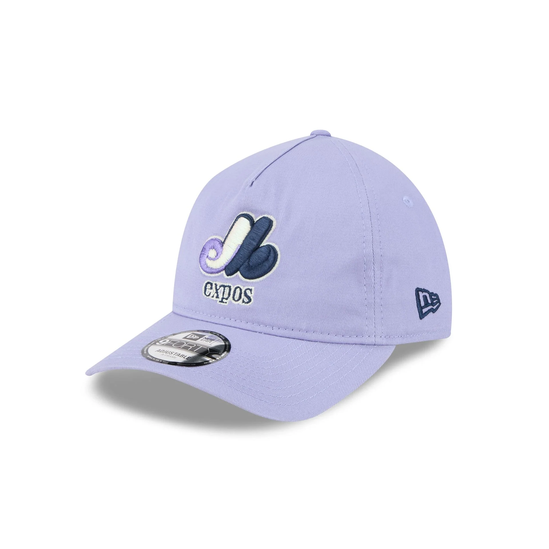 Montreal Expos Lavender 9TWENTY A-Frame Adjustable Hat