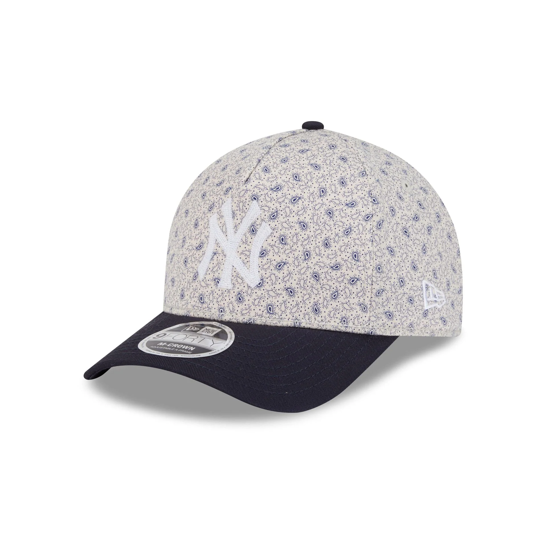 New York Yankees Micro Print 9FORTY M-Crown A-Frame Adjustable Hat
