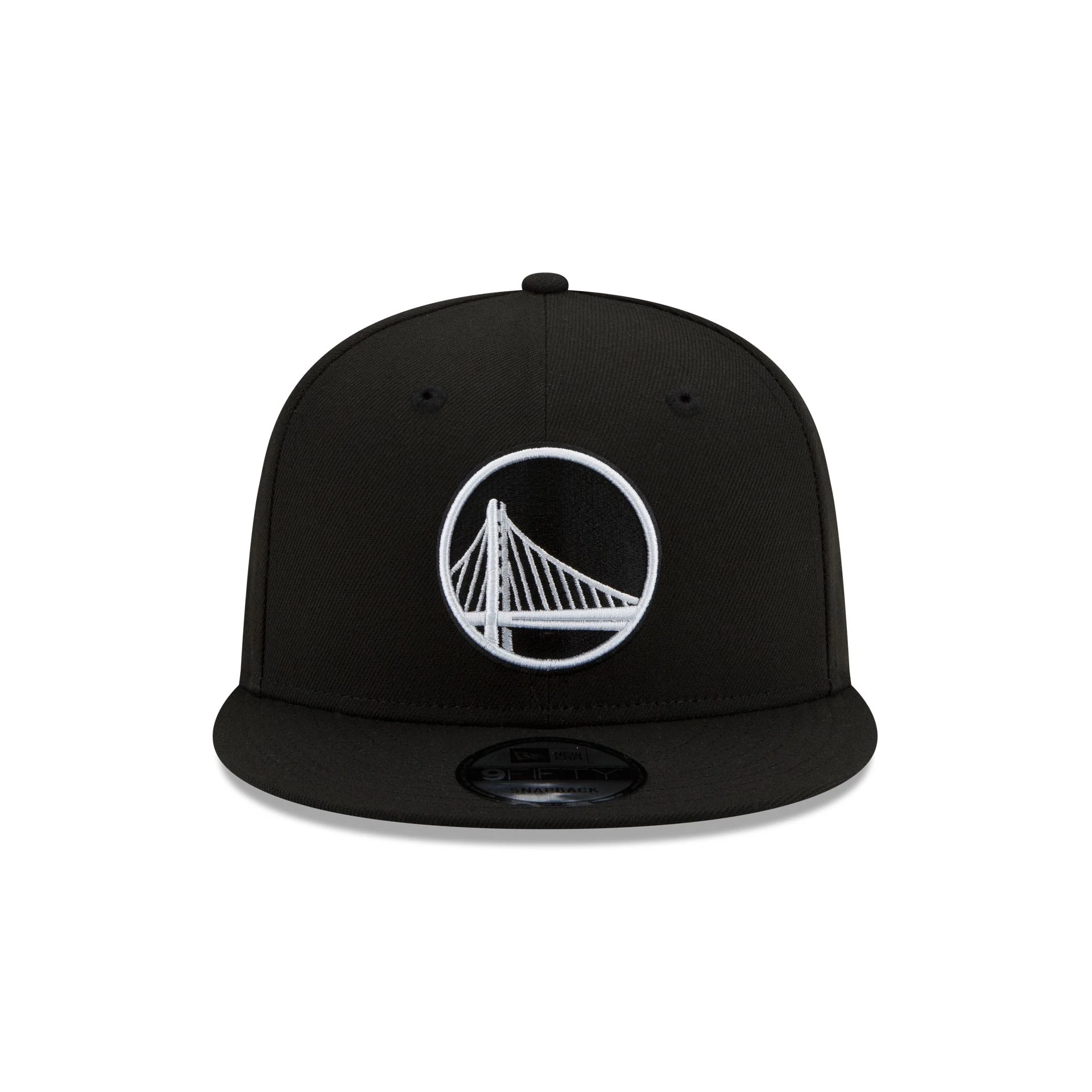 Golden State Warriors Basic Black & White 9FIFTY Snapback Hat