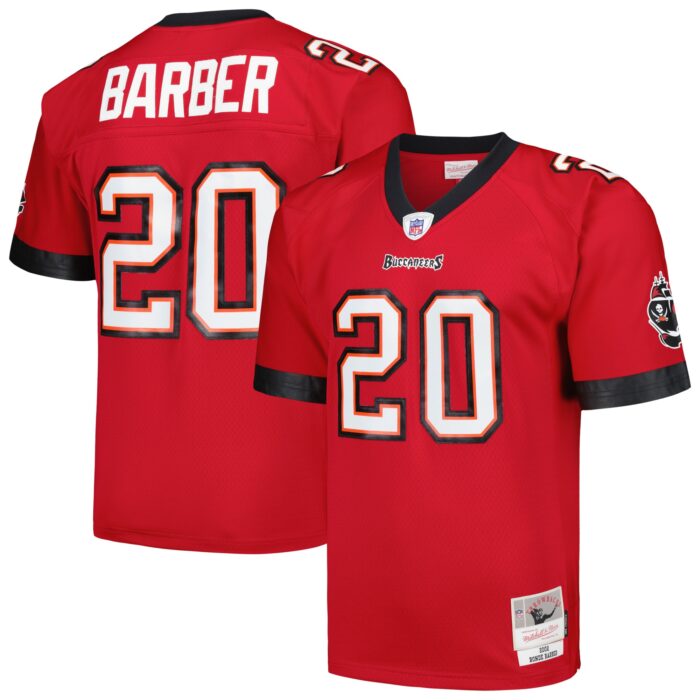 Men’s Tampa Bay Buccaneers Ronde Barber Mitchell & Ness Red Legacy Replica Jersey