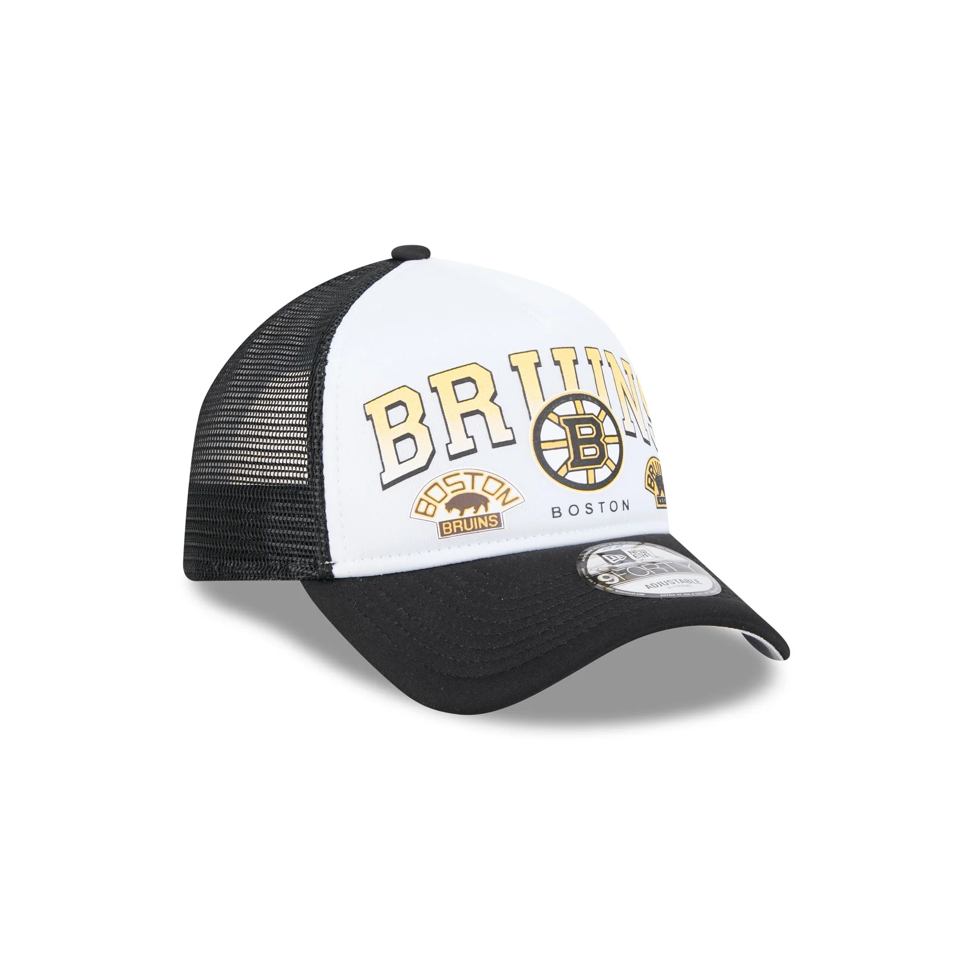 Boston Bruins Sport Classics 9FORTY A-Frame Trucker Hat