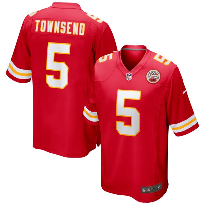 Men’s Kansas City Chiefs Tommy Townsend Nike Red Game Jersey