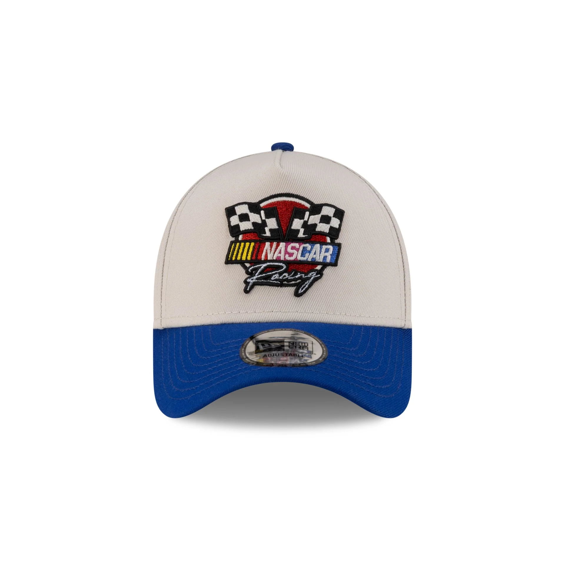 NASCAR Classics Flags White 9FORTY A-Frame Snapback Hat