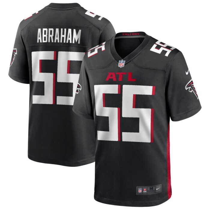 Men’s Atlanta Falcons John Abraham Nike Black Game Retired Player Jersey