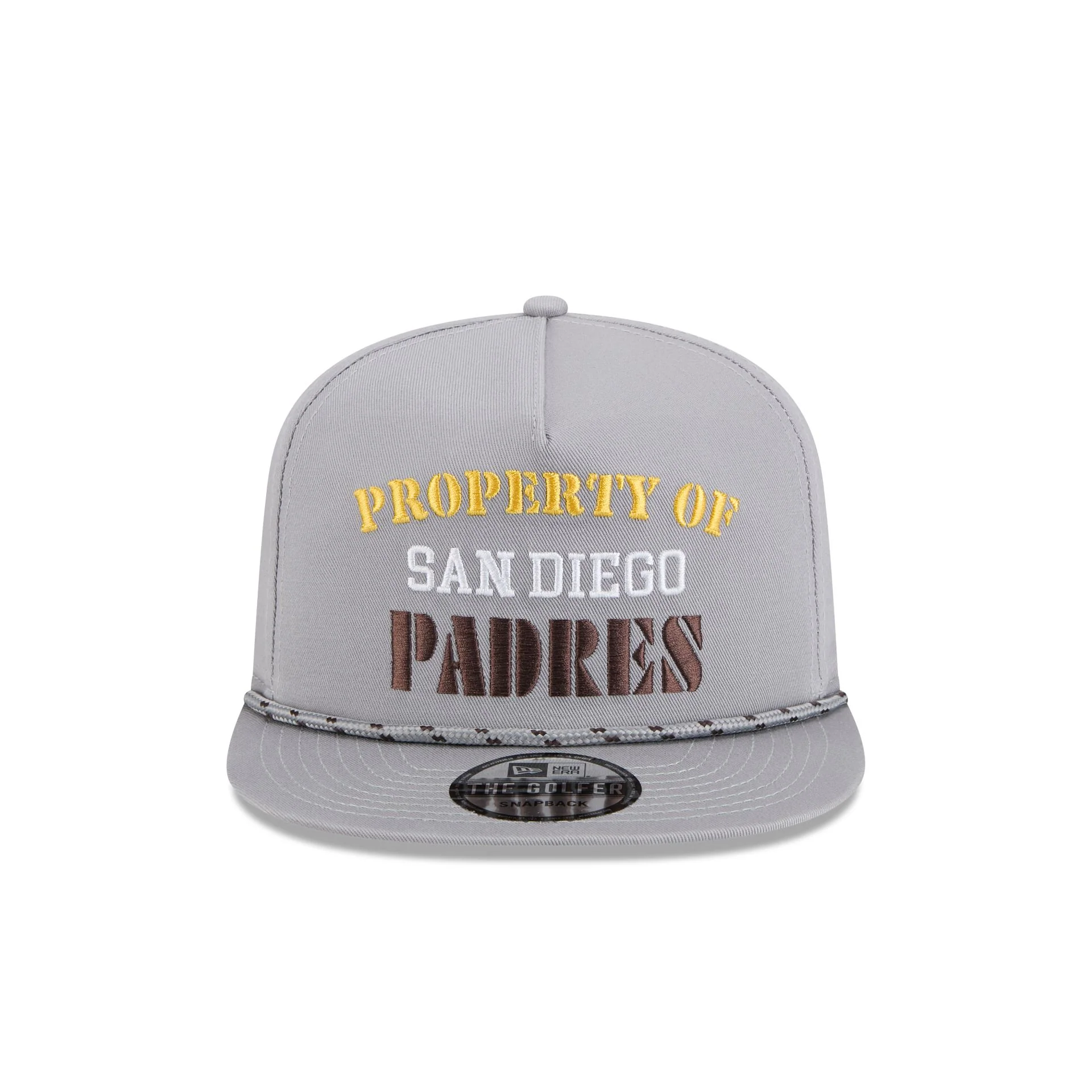 San Diego Padres Vintage Gray Rope Golfer Hat