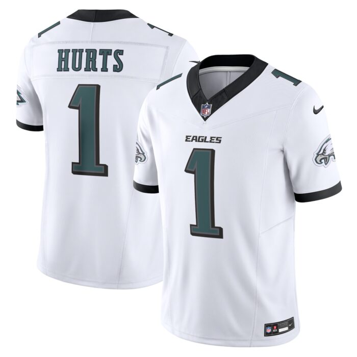 Men’s Philadelphia Eagles Jalen Hurts Nike White Vapor F.U.S.E. Limited Jersey