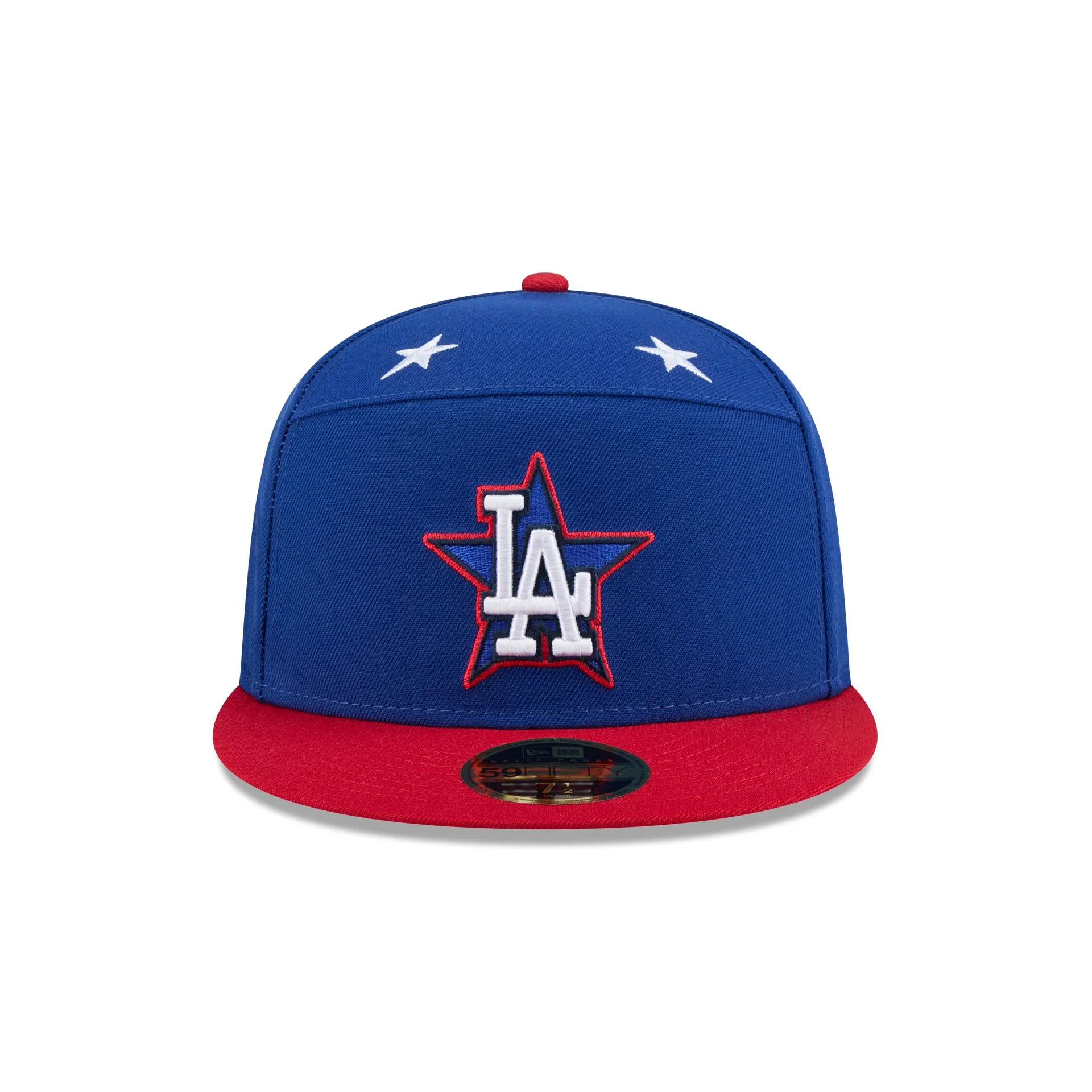 Los Angeles Dodgers 2025 All-Star Game Workout Split Panel 59FIFTY Fitted Hat