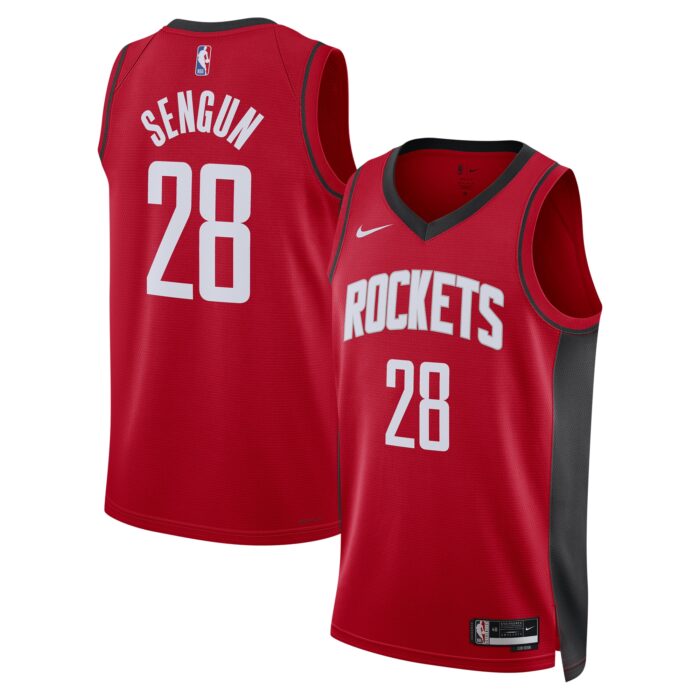 Unisex Houston Rockets Alperen Sengun Nike Red Swingman Jersey – Icon Edition