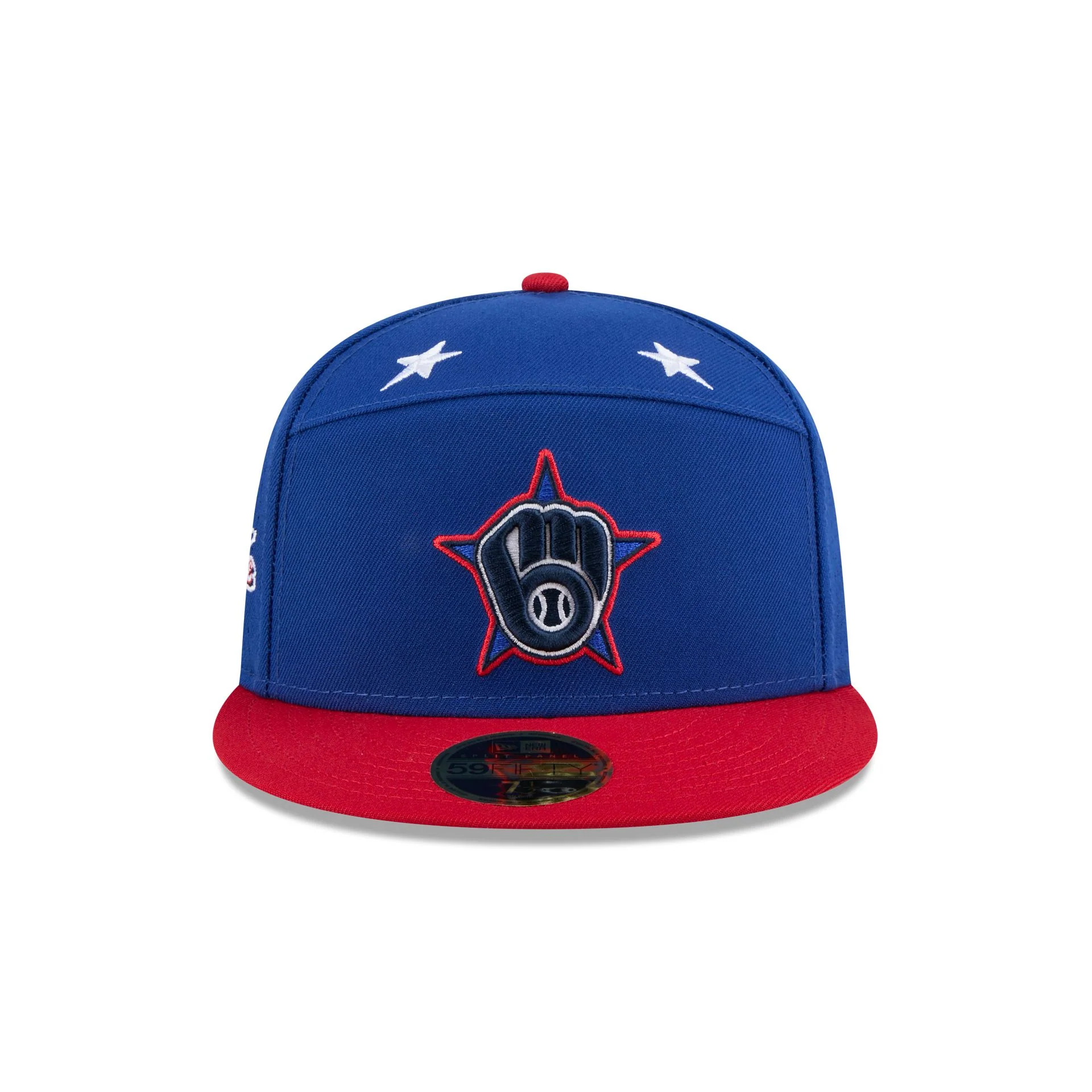 Milwaukee Brewers 2025 All-Star Game Workout Split Panel 59FIFTY Fitted Hat