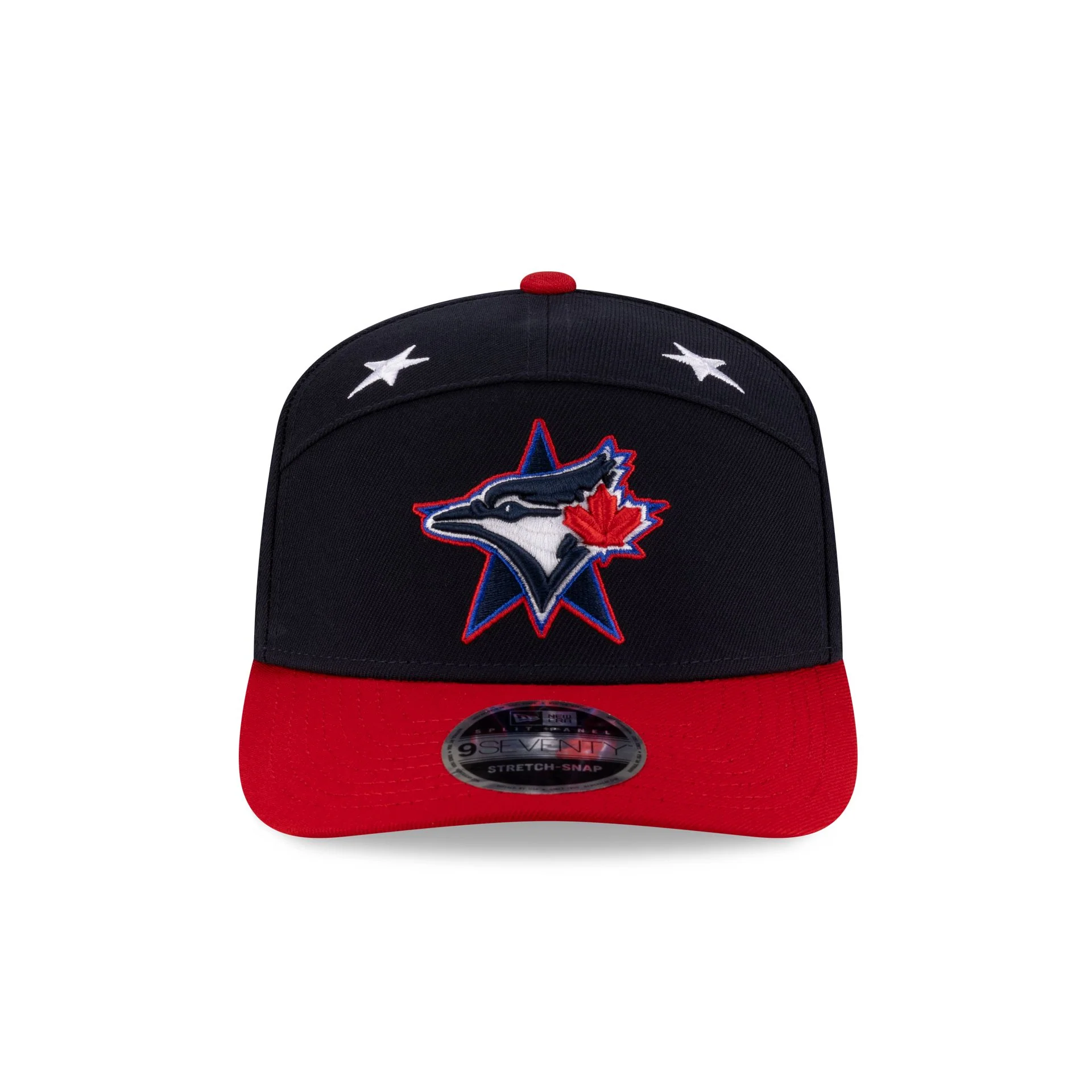 Toronto Blue Jays 2025 All-Star Game Workout Split Panel 9SEVENTY Stretch-Snap Hat