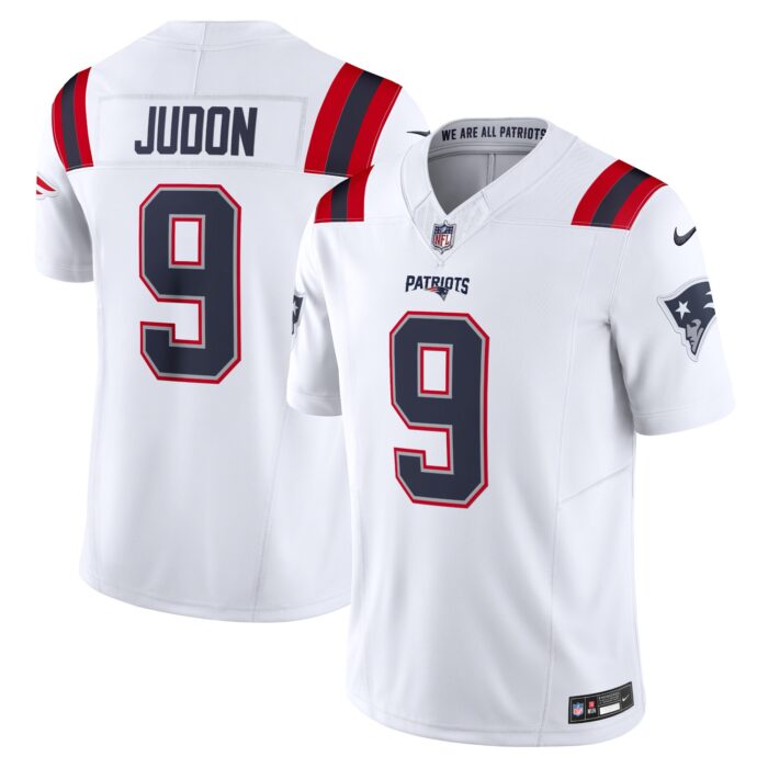 Men’s New England Patriots Matthew Judon Nike White Vapor F.U.S.E. Limited Jersey