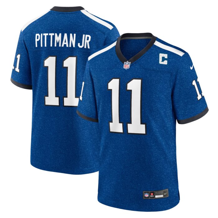 Indiana Nights Men’s Indianapolis Colts Michael Pittman Jr. Nike Blue Alternate Game Jersey