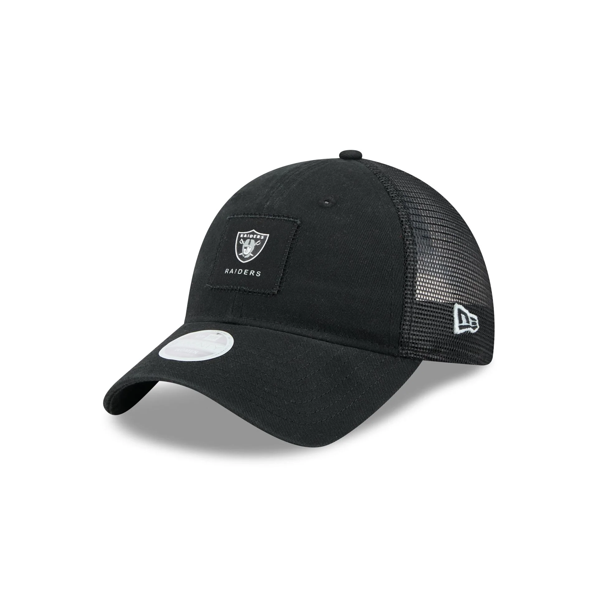 Las Vegas Raiders Women's Square Stitch 9TWENTY Trucker Hat