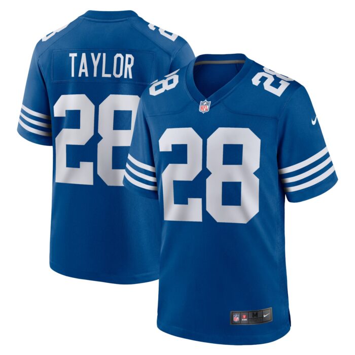 Men’s Indianapolis Colts Jonathan Taylor Nike Royal Alternate Game Jersey