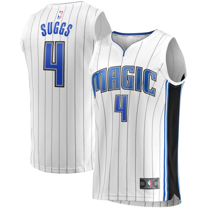 Men’s Orlando Magic Jalen Suggs Fanatics White Fast Break Replica Jersey – Association Edition