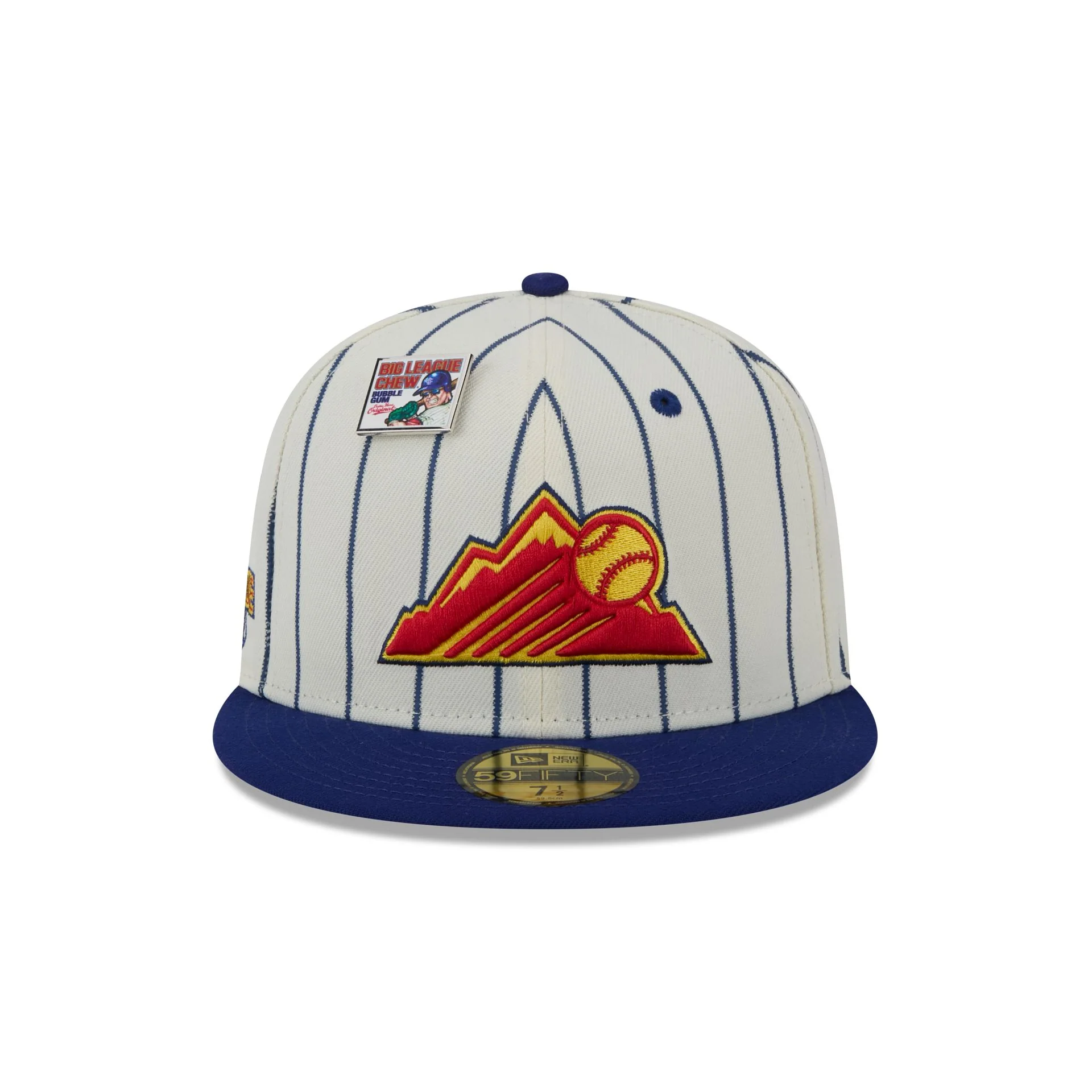 Big League Chew X Colorado Rockies Pinstripe 59FIFTY Fitted Hat