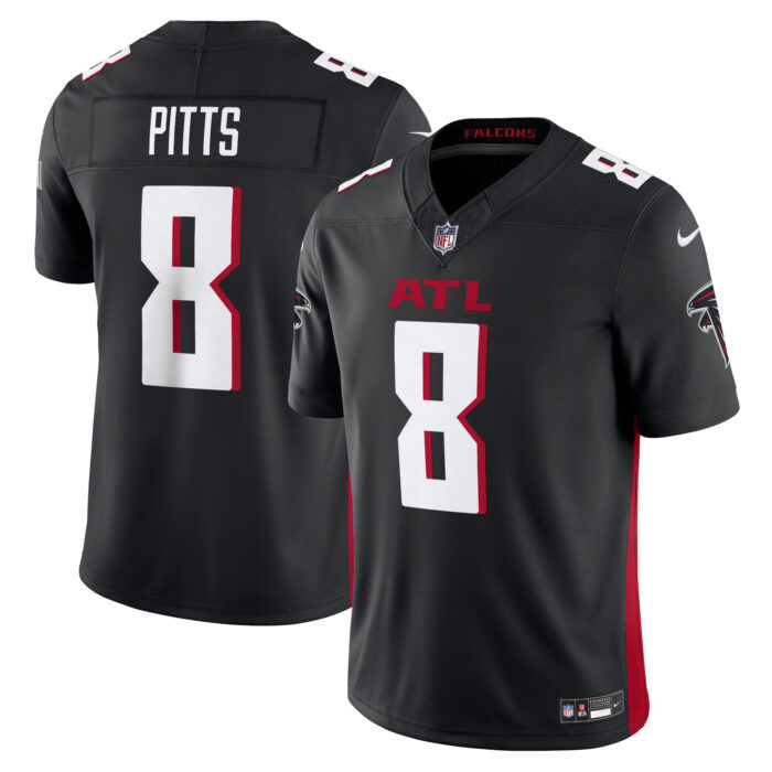Men’s Atlanta Falcons Kyle Pitts Nike Black Vapor F.U.S.E. Limited Jersey