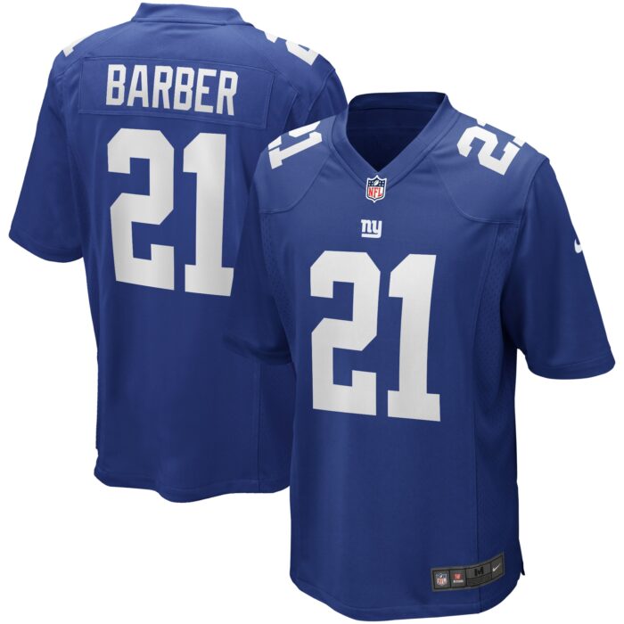 Men’s New York Giants Tiki Barber Nike Royal Game Retired Player Jersey