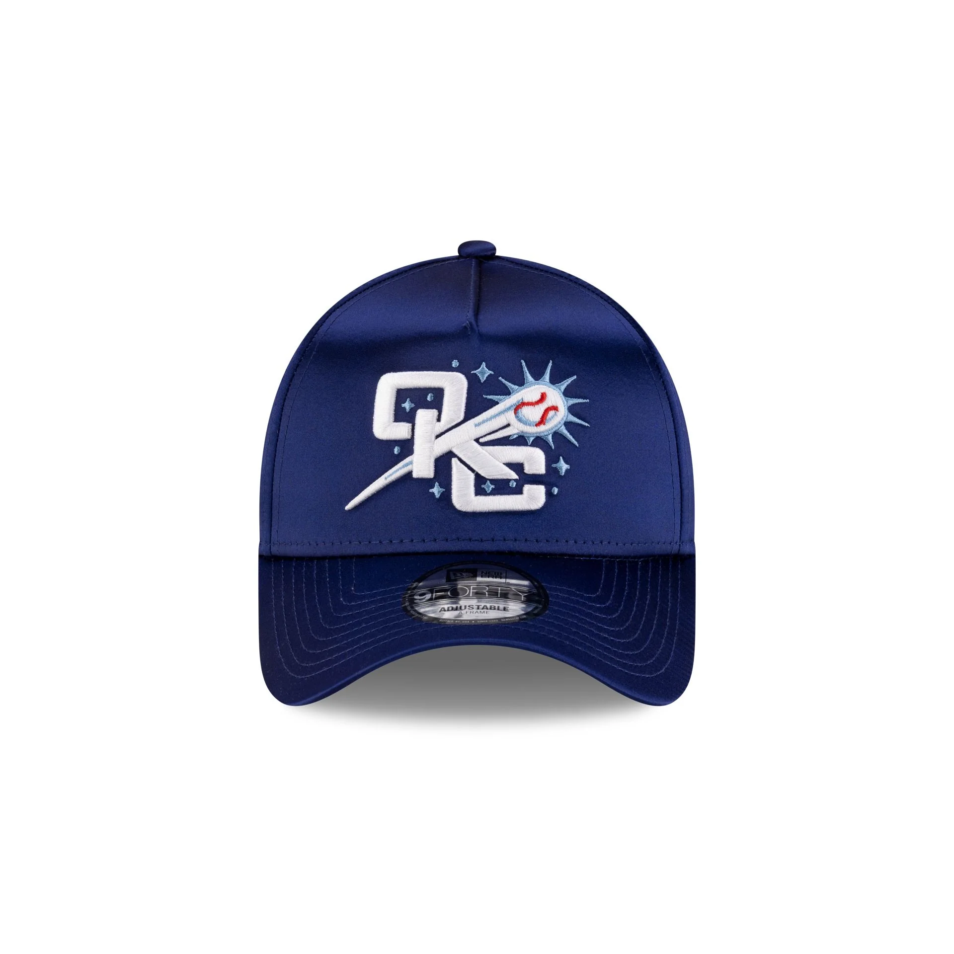 Oklahoma City Comets Dark Royal Satin 9FORTY A-Frame Snapback Hat