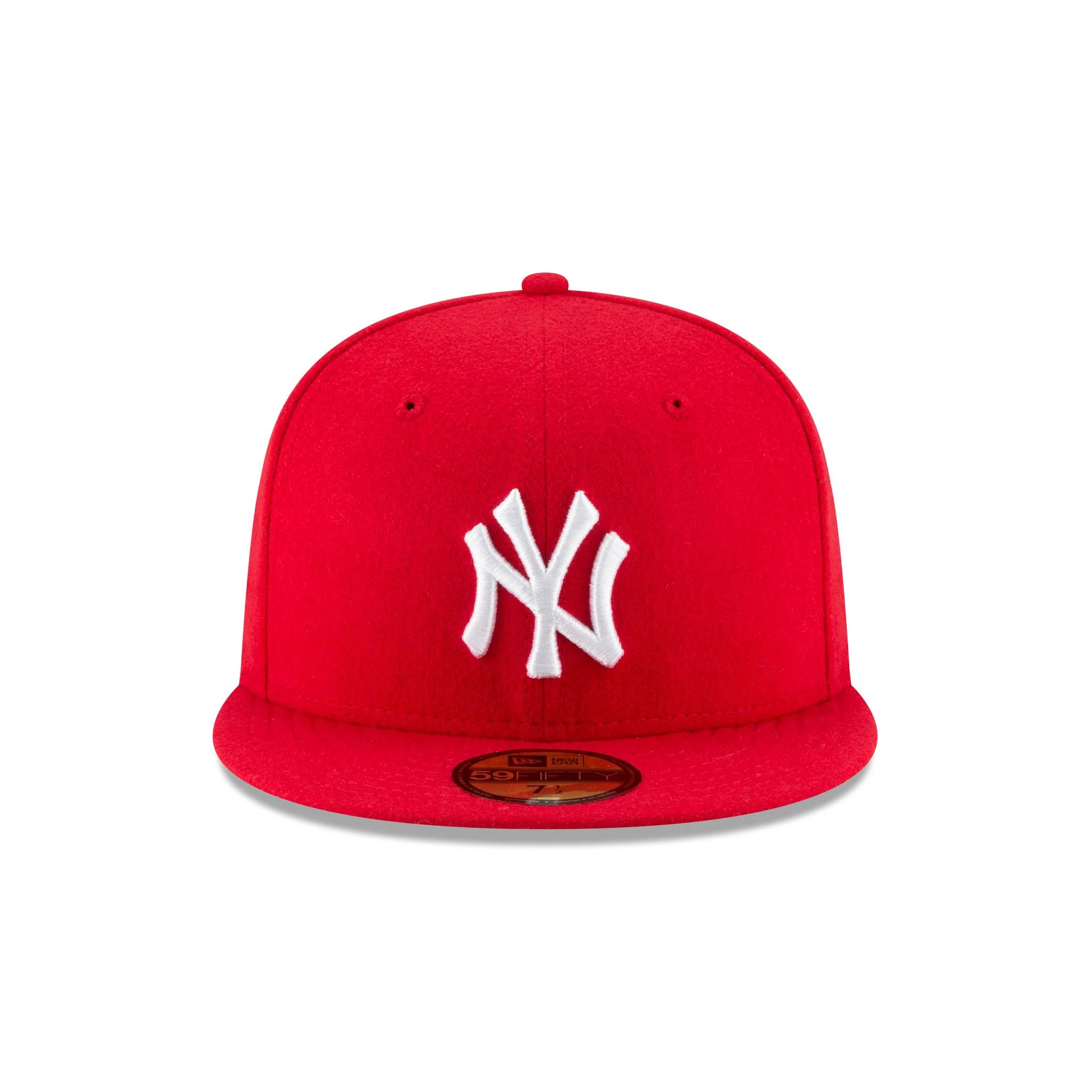 New York Yankees Scarlet Basic 59FIFTY Fitted Hat