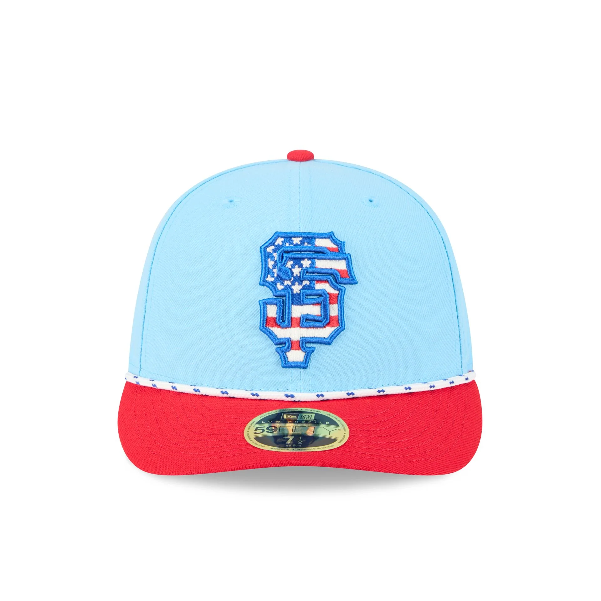 San Francisco Giants Independence Day 2025 Low Profile 59FIFTY Fitted Hat