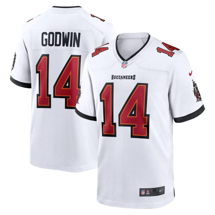Men’s Tampa Bay Buccaneers Chris Godwin Nike White White Game Jersey