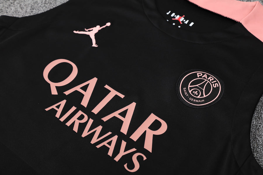 Kit Tank Top + Shorts PSG Black/Pink Training 25/26