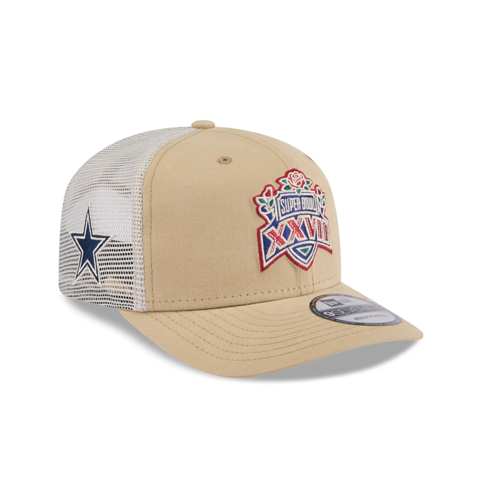 Dallas Cowboys Khaki Champions 9SEVENTY Stretch-Snap Hat