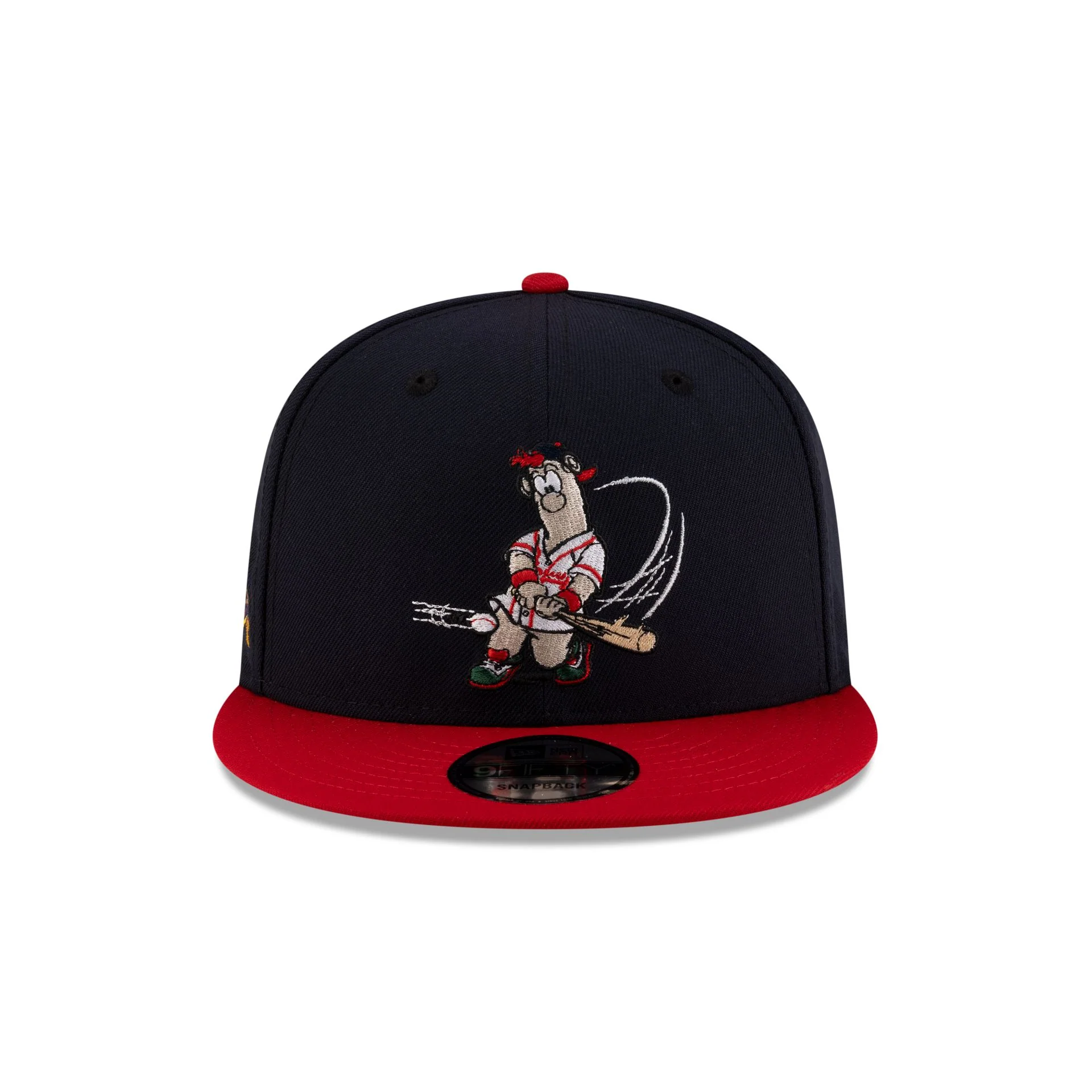 Atlanta Braves Mascot Navy 9FIFTY Snapback Hat