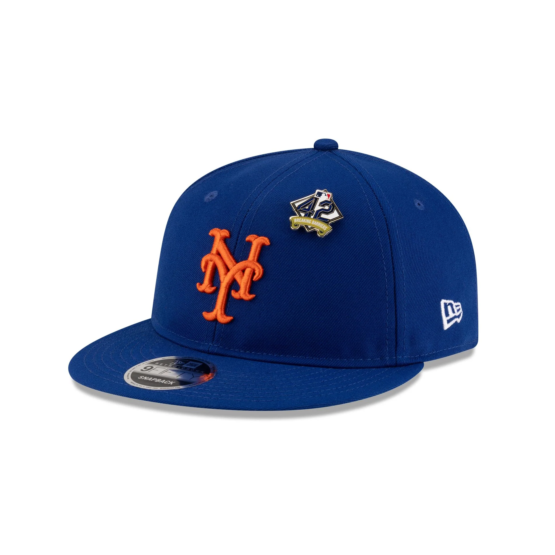 New York Mets Jackie Robinson Day 2025 Retro Crown 9FIFTY Snapback Hat