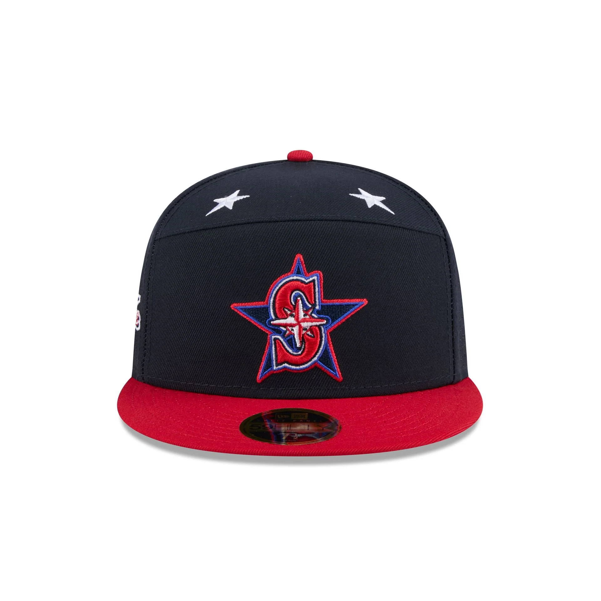 Seattle Mariners 2025 All-Star Game Workout Split Panel 59FIFTY Fitted Hat