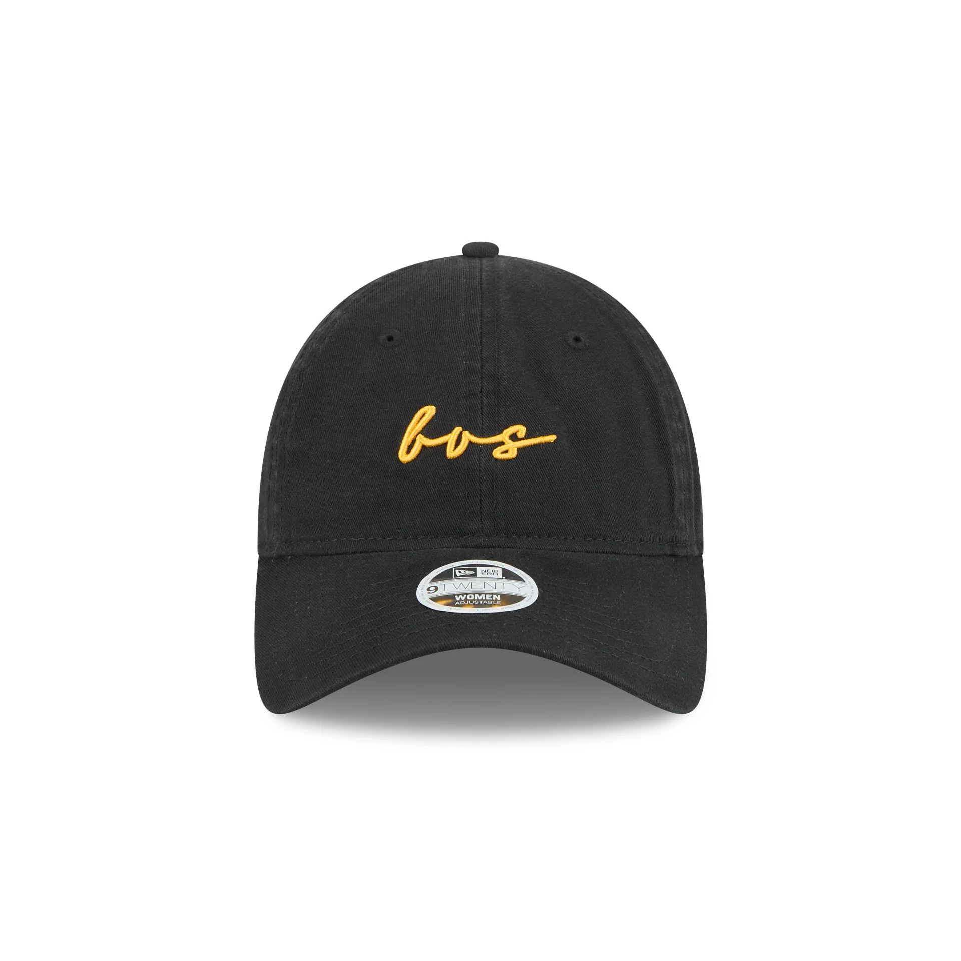 Boston Bruins Women's Script 9TWENTY Adjustable Hat