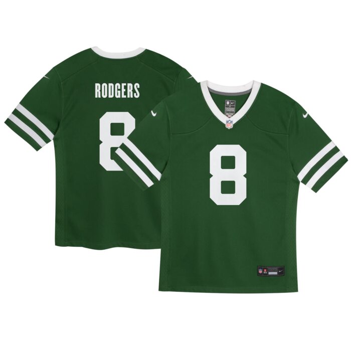 Infant New York Jets Aaron Rodgers Nike Legacy Green Game Jersey