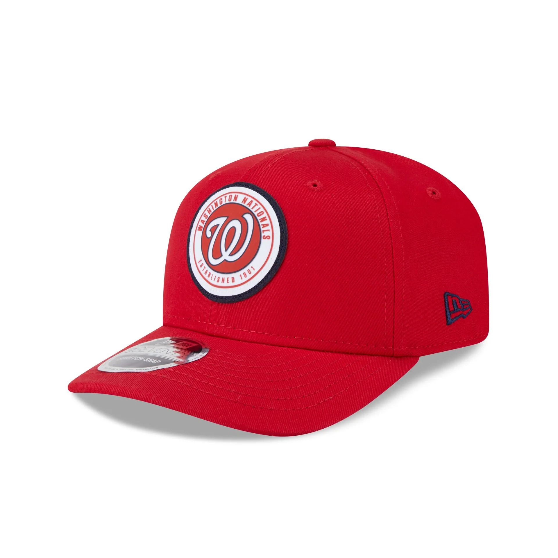 Washington Nationals Circle Patch 9SEVENTY Stretch-Snap Hat