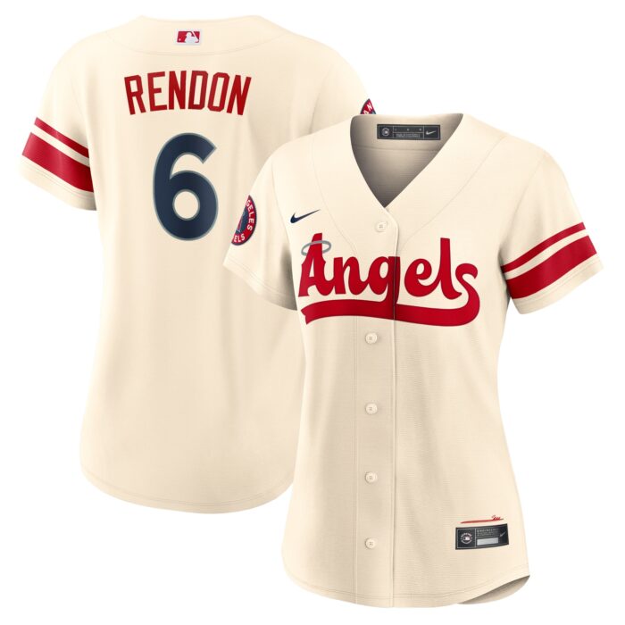 Women’s Los Angeles Angels Anthony Rendon Nike Cream City Connect Replica Player Jersey
