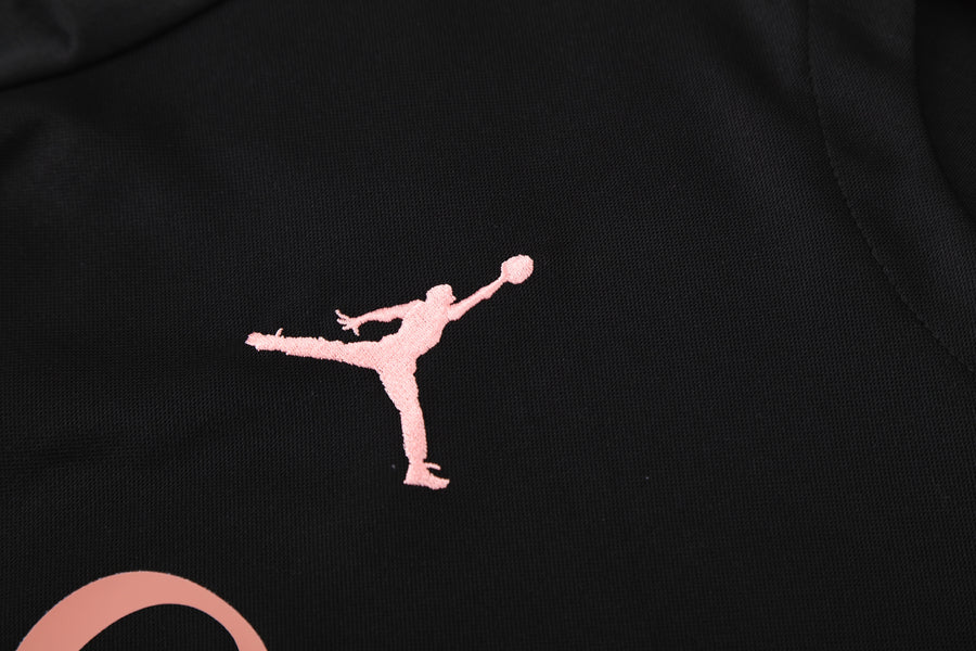 Kit Shirt + Shorts PSG Black/Pink Training 25/26