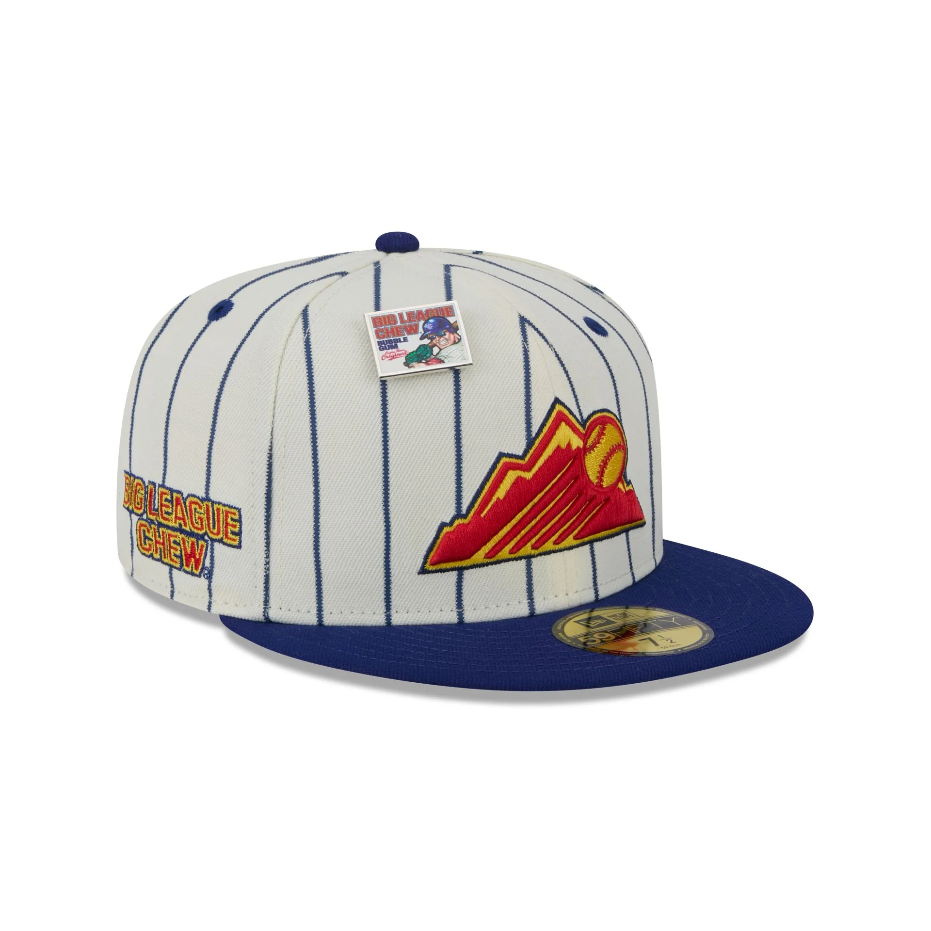 Big League Chew X Colorado Rockies Pinstripe 59FIFTY Fitted Hat