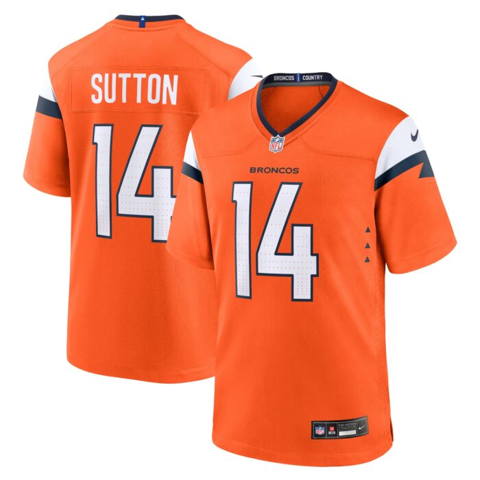Men’s Denver Broncos Courtland Sutton Nike Orange Mile High Collection Game Jersey