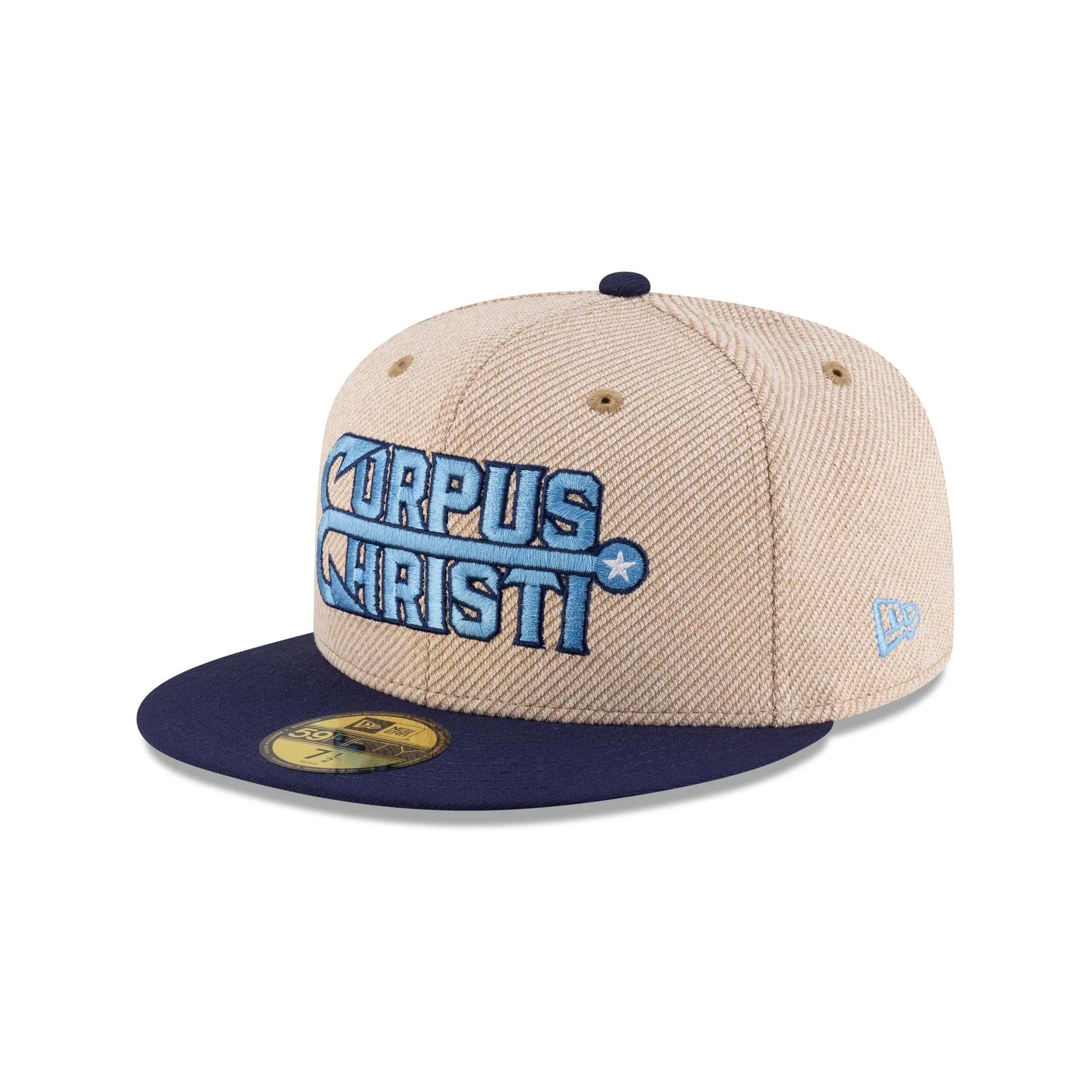 Corpus Cristi Hooks Terry Heather Tan 59FIFTY Fitted Hat