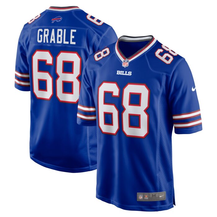 Men’s Buffalo Bills Tylan Grable Nike Royal Game Jersey