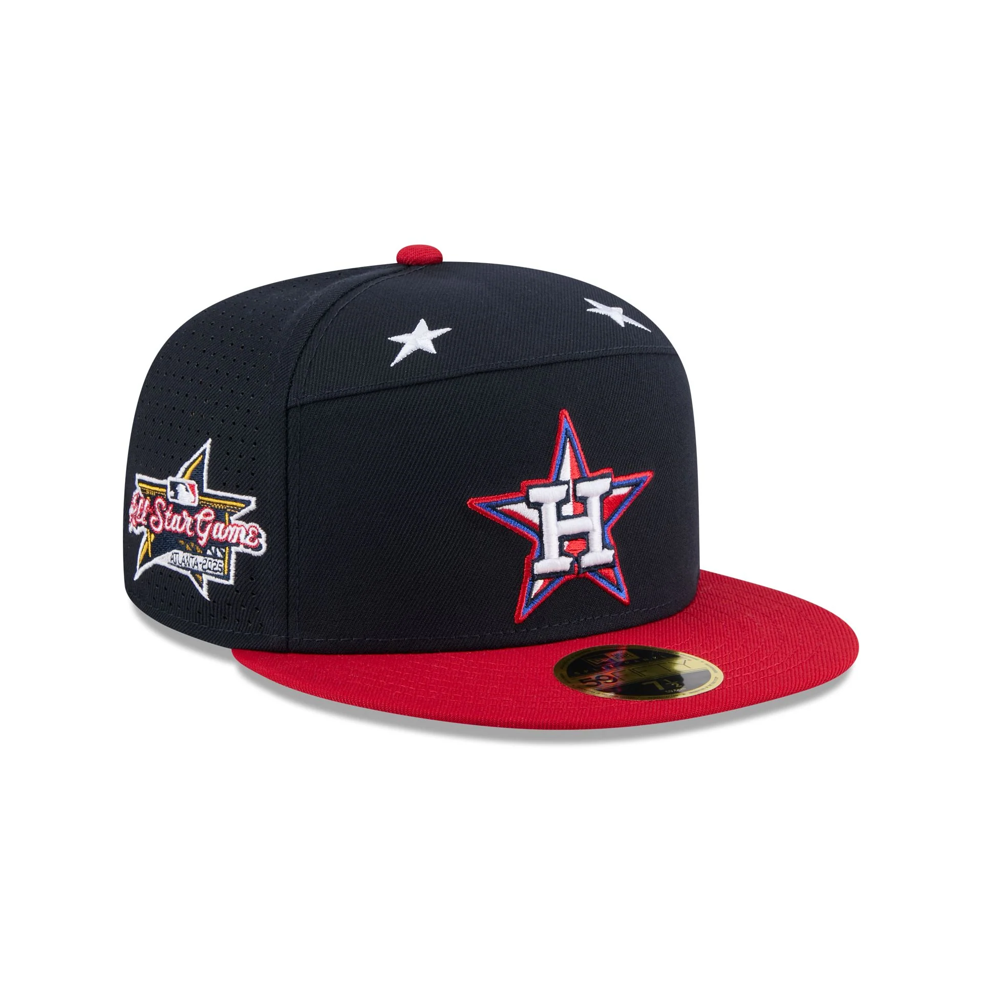 Houston Astros 2025 All-Star Game Workout Split Panel 59FIFTY Fitted Hat