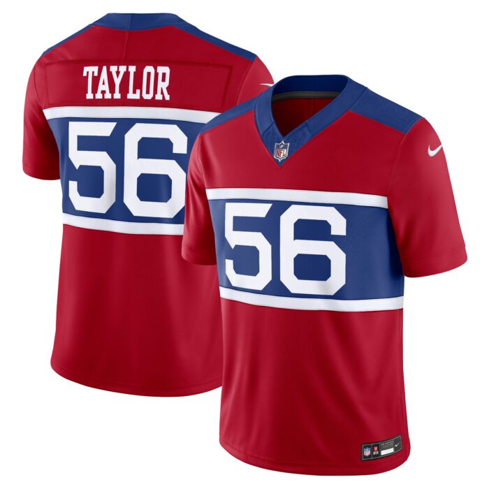 Men’s New York Giants Lawrence Taylor Nike Century Red Alternate Vapor F.U.S.E. Retired Player Limited Jersey
