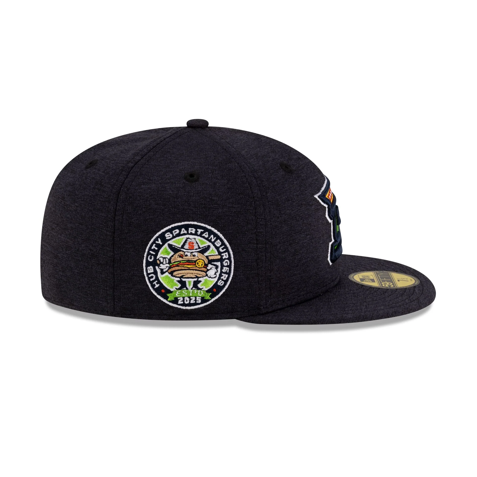 Hub City Spartanburgers Shadow Tech Navy 59FIFTY Fitted Hat