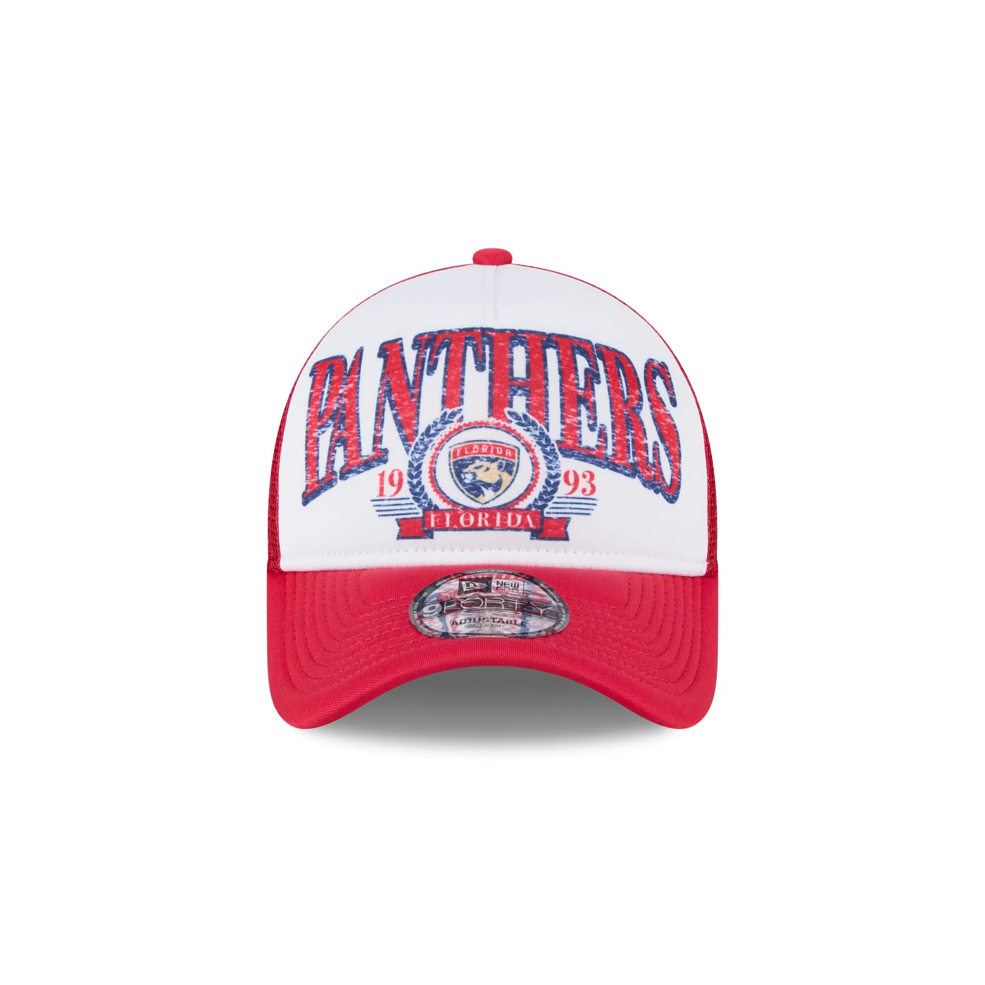 Florida Panthers Distressed 9FORTY A-Frame Trucker Hat