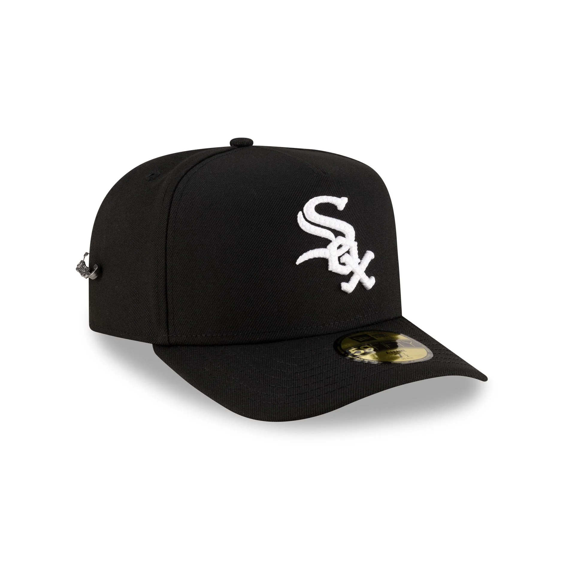 Chicago White Sox Script Safety Pin 59FIFTY A-Frame Fitted Hat