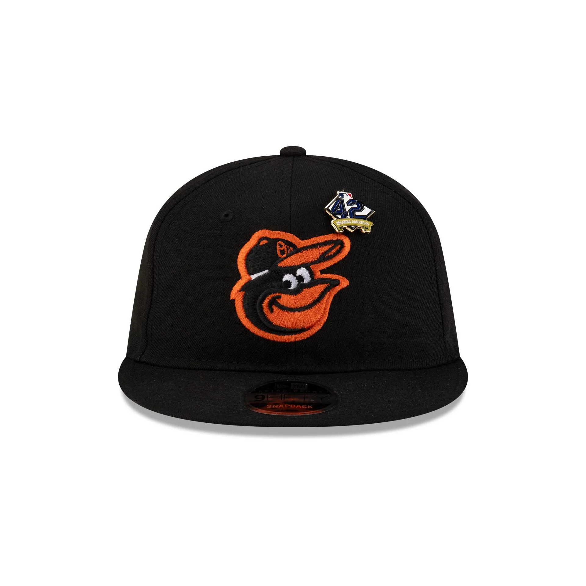 Baltimore Orioles Jackie Robinson Day 2025 Retro Crown 9FIFTY Snapback Hat
