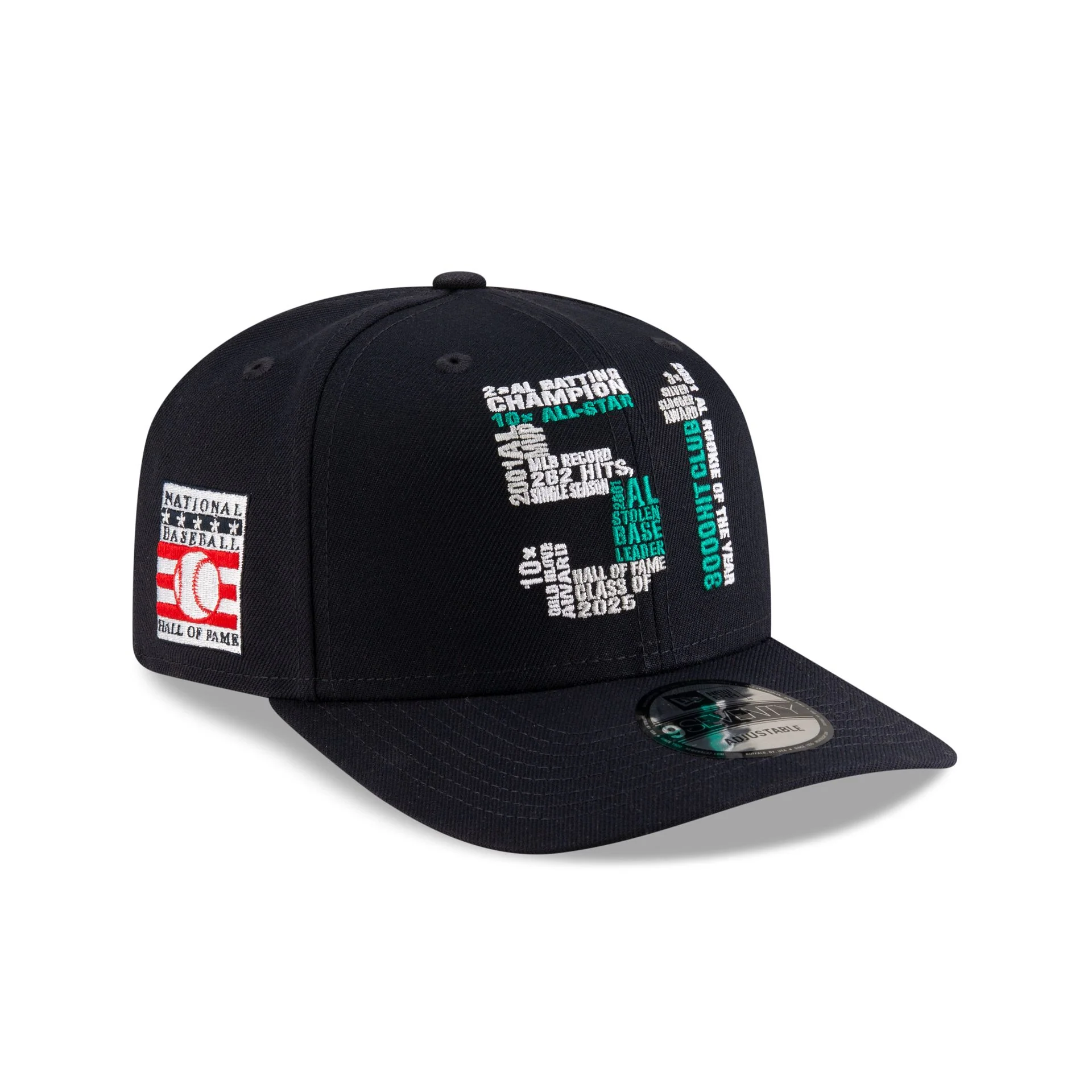 Seattle Mariners Hall of Fame 2025 Ichiro Suzuki 9SEVENTY Stretch-Snap Hat