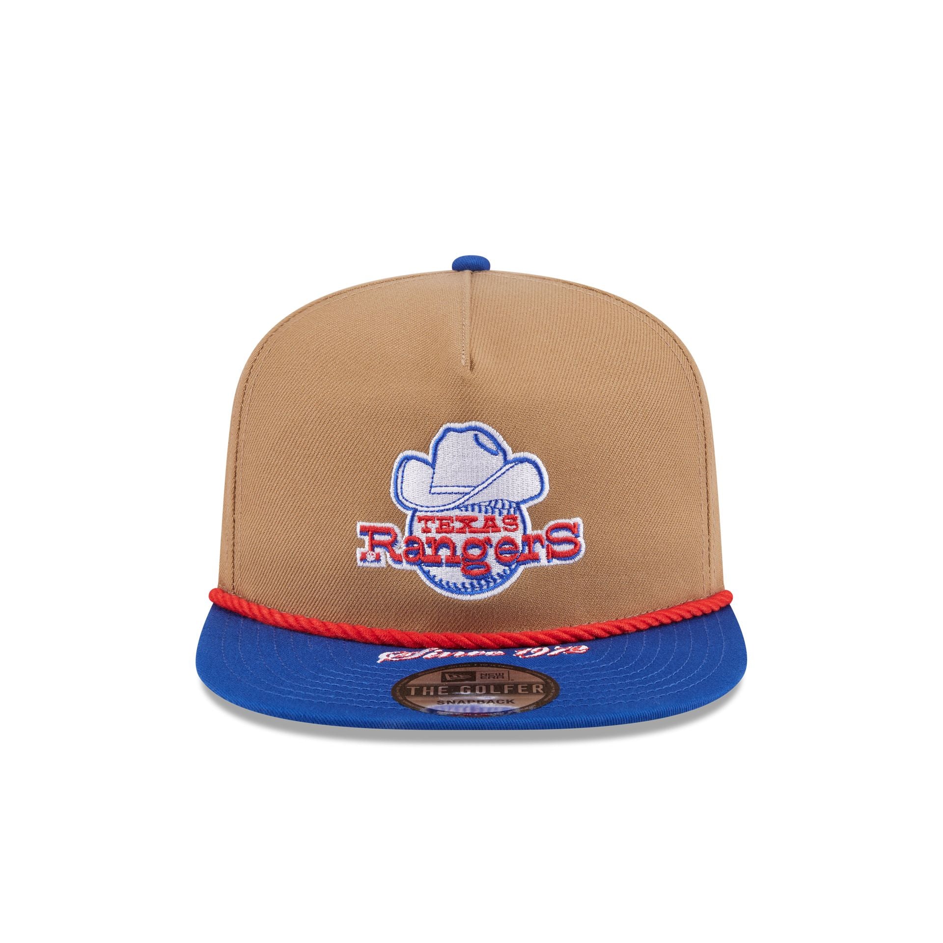 Texas Rangers Khaki Rope Golfer Hat
