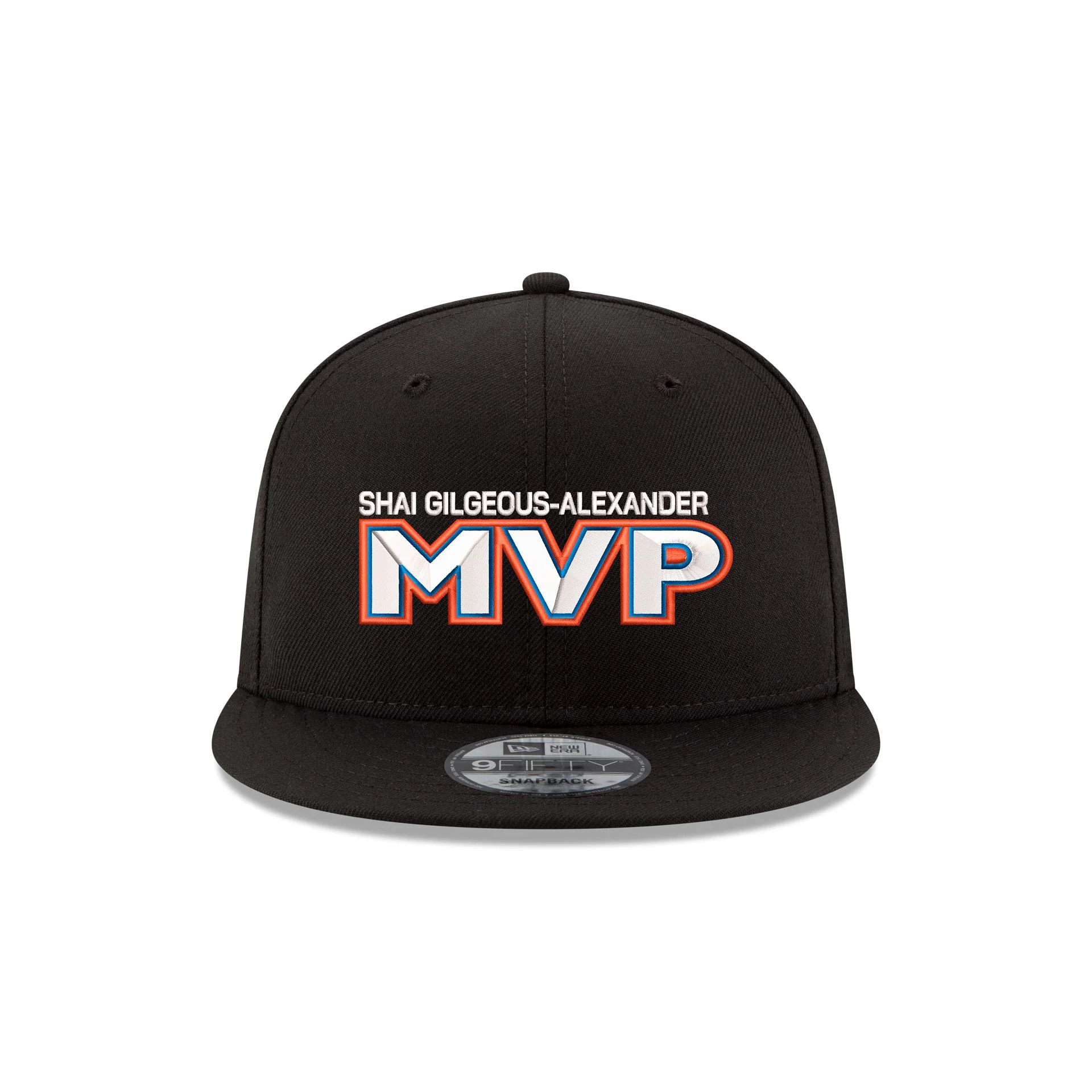 Oklahoma City Thunder Shai Gilgeous-Alexander 2025 MVP Wordmark 9FIFTY Snapback Hat